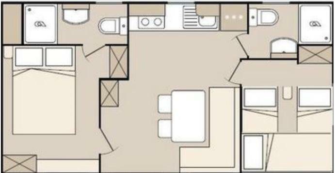 Mobile Homes Crystal Biograd Na Moru Bagian luar foto